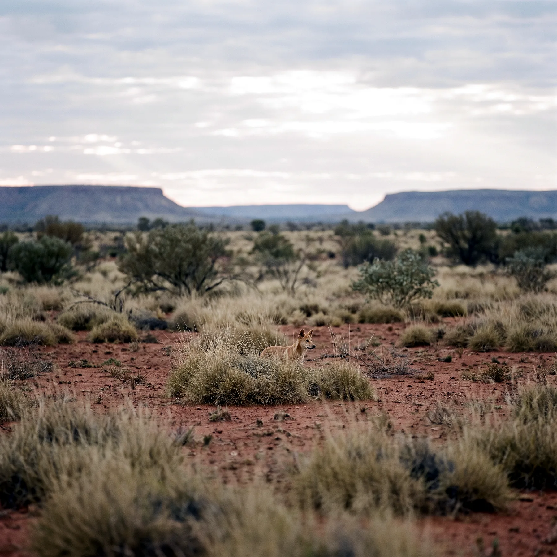Milieu de vie typique de l'espèce Canis lupus dingo
