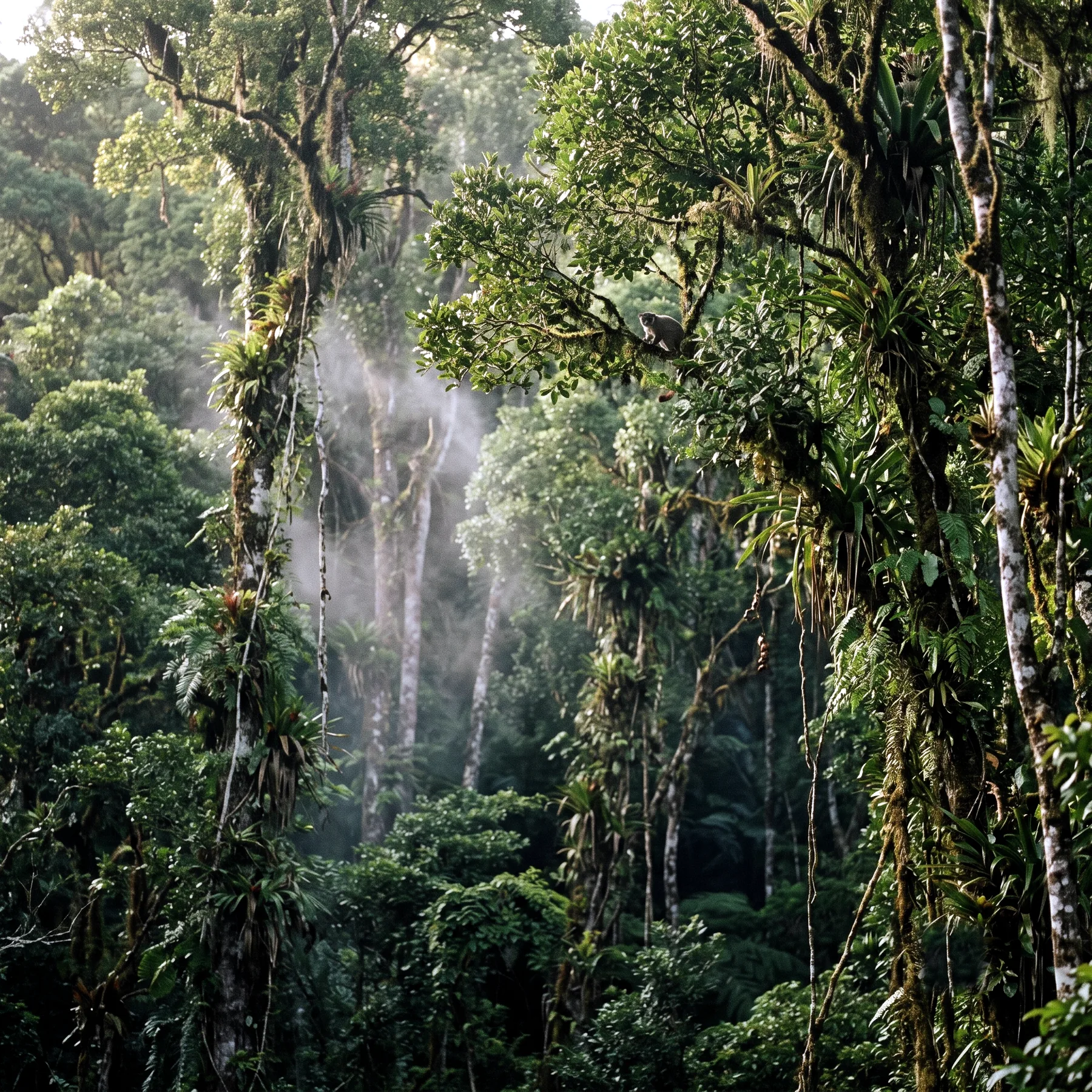 Milieu de vie typique de l'espèce Eulemur albifrons