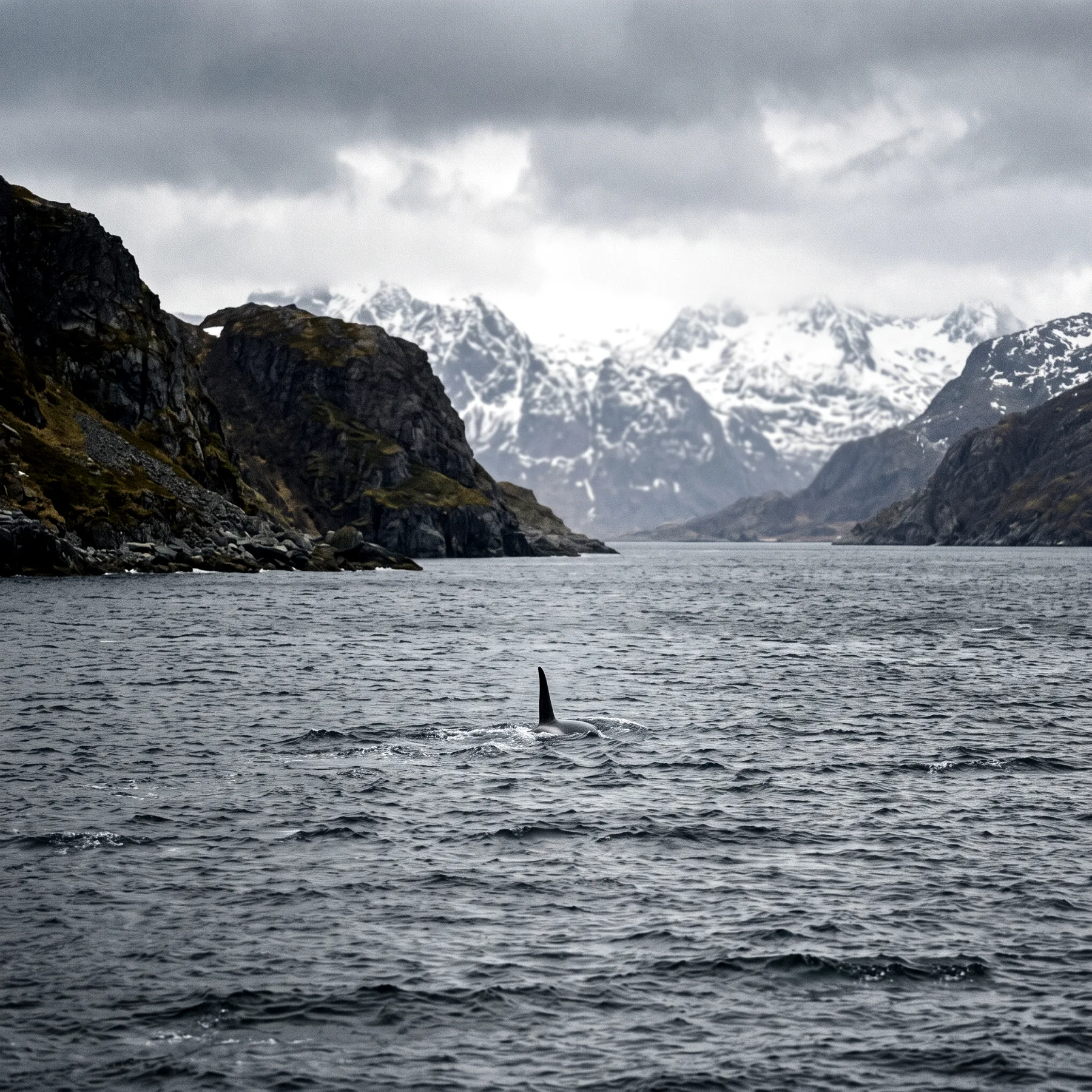 Milieu de vie typique de l'espèce Orcinus orca