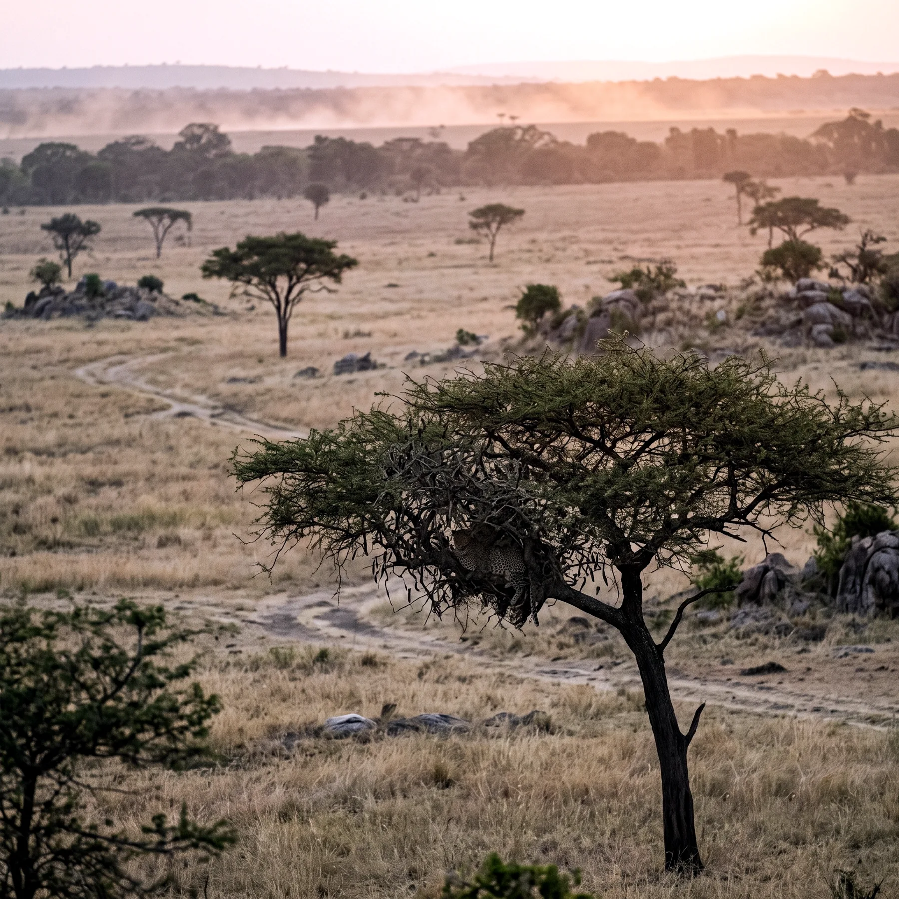 Milieu de vie typique de l'espèce Panthera pardus