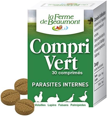 FERME DE BEAUMONT CompriVert 35 comprimés - purge comprimés volailles
