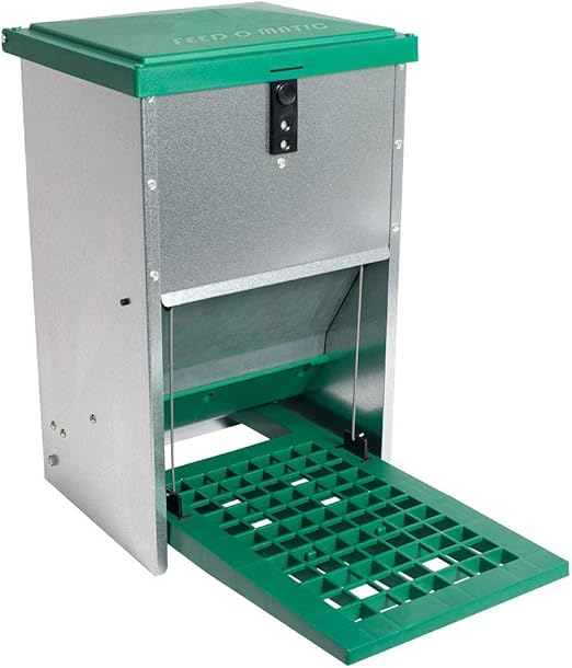 Mangeoire automatique feedomatic 8 kg avec plaque TRITT pour Doublure 8 kg, volaille Distributeur de nourriture pour poules trog, Mangeoire